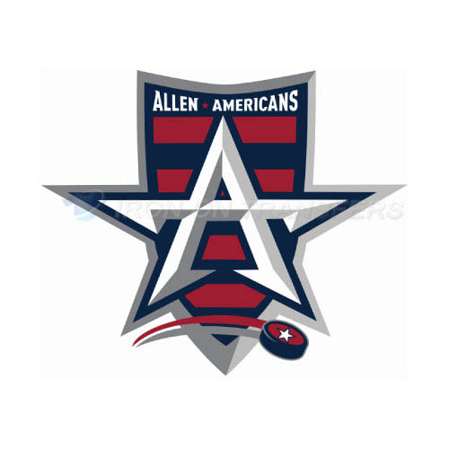 Allen Americans Iron-on Stickers (Heat Transfers)NO.9226